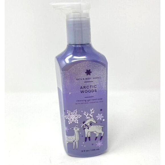 Bath & Body Works 2-Pack Gel Soaps Winter Citrus Wreath & Arctic Woods 8 Fl Oz - Picture 8 of 9